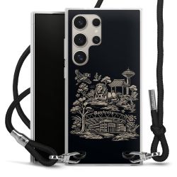 Carry Case Stoff schwarz/silber