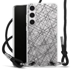 Carry Case Transparent Fabric black/silver