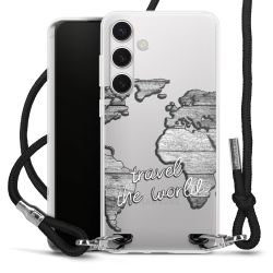 Carry Case Transparent Fabric black/silver