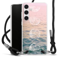 Carry Case Transparent Fabric black/silver