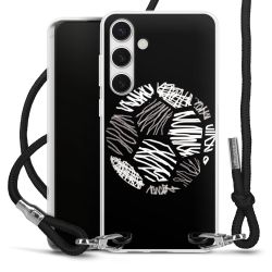 Carry Case Transparent Fabric black/silver