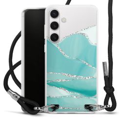 Carry Case Transparent Fabric black/silver