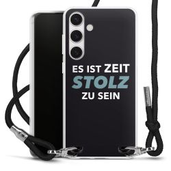 Carry Case Transparent Stoff schwarz/silber