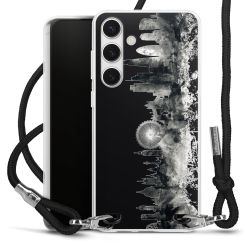 Carry Case Transparent Fabric black/silver