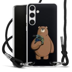 Carry Case Stoff schwarz/silber