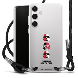 New Carry Case Transparent Stoff schwarz/silber