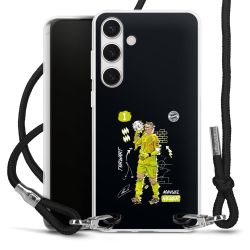 New Carry Case Transparent Stoff schwarz/silber