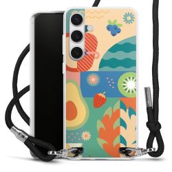 New Carry Case Transparent Stoff schwarz/silber