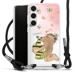 New Carry Case Transparent Stoff schwarz/silber