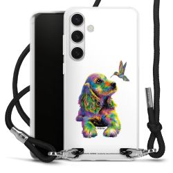 New Carry Case Transparent Stoff schwarz/silber