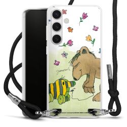 New Carry Case Transparent Stoff schwarz/silber