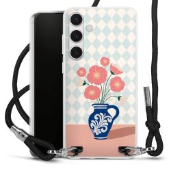 New Carry Case Transparent Stoff schwarz/silber