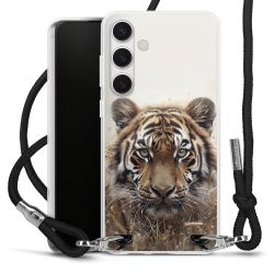 New Carry Case Transparent Stoff schwarz/silber