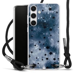 New Carry Case Transparent Stoff schwarz/silber