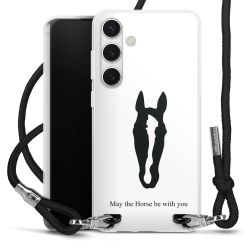 New Carry Case Transparent Stoff schwarz/silber