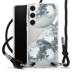 New Carry Case Transparent Stoff schwarz/silber