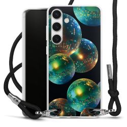 New Carry Case Transparent Stoff schwarz/silber