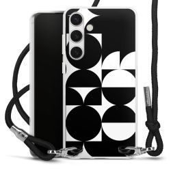 New Carry Case Transparent Stoff schwarz/silber