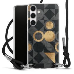 New Carry Case Transparent Stoff schwarz/silber