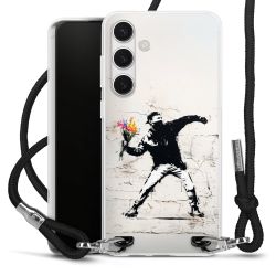 New Carry Case Transparent Stoff schwarz/silber