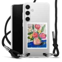 New Carry Case Transparent Stoff schwarz/silber