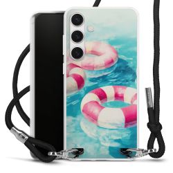 New Carry Case Transparent Stoff schwarz/silber