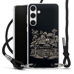 Carry Case Stoff schwarz/silber