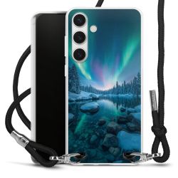 New Carry Case Transparent Stoff schwarz/silber