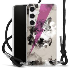 Carry Case Transparent Fabric black/silver