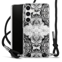 Carry Case Transparent Fabric black/silver