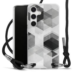 Carry Case Transparent Fabric black/silver