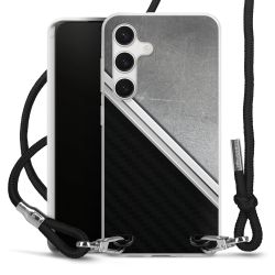 Carry Case Transparent Fabric black/silver