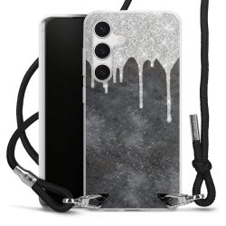 Carry Case Transparent Fabric black/silver