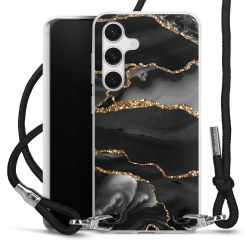 Carry Case Transparent Fabric black/silver