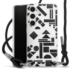 Carry Case Transparent Fabric black/silver