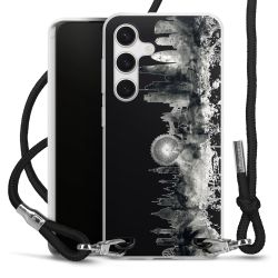 Carry Case Transparent Fabric black/silver