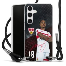 Carry Case Stoff schwarz/silber