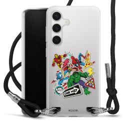 New Carry Case Transparent Stoff schwarz/silber