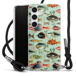 New Carry Case Transparent Stoff schwarz/silber