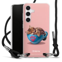 New Carry Case Transparent Stoff schwarz/silber