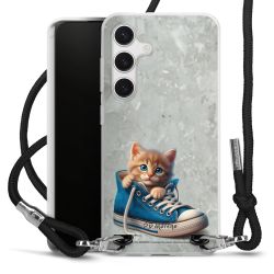 New Carry Case Transparent Stoff schwarz/silber