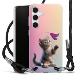 New Carry Case Transparent Stoff schwarz/silber