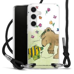 New Carry Case Transparent Stoff schwarz/silber