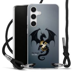 New Carry Case Transparent Stoff schwarz/silber