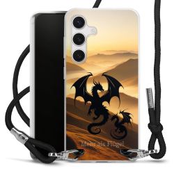 New Carry Case Transparent Stoff schwarz/silber