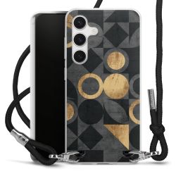 New Carry Case Transparent Stoff schwarz/silber