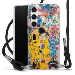 New Carry Case Transparent Stoff schwarz/silber