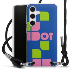 New Carry Case Transparent Stoff schwarz/silber