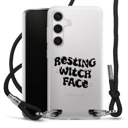 New Carry Case Transparent Stoff schwarz/silber