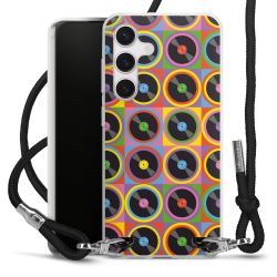 New Carry Case Transparent Stoff schwarz/silber